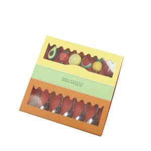 CUCCHIAINO SILVER FRUTTI ASS SET 6 PZ INOX/SILICONE