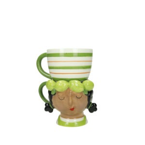 TAZZA DOUBLE LADY LIME DOLOMITE