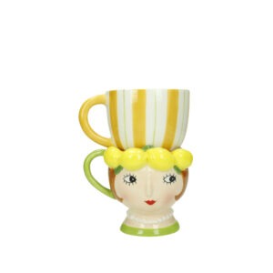 TAZZA DOUBLE LADY LIMONE DOLOMITE