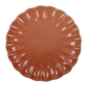 PIATTO PIANO CALIPSO ARANCIONE STONEWARE