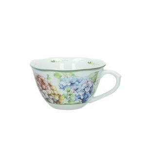TAZZA COLAZIONE FLORA PORCELLANA