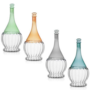 FIASCO BICOLOR COLORI ASSORTITI VETRO