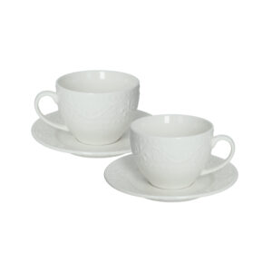 TAZZINA CAFFE DELIZIE SET 2 PZ NEW BONE CHINA