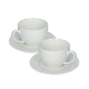TAZZA THE DELIZIE SET 2 PZ NEW BONE CHINA