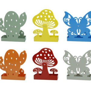 PORTAZAMPIRONE COLORI E SOGGETTI ASSORTITI DISPLAY 6 PZ METAL