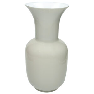 VASO ARGO BICOLOR GRIGIO/BIANCO VETRO 37H