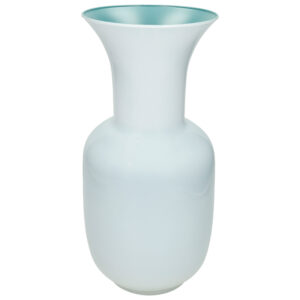 VASO ARGO BICOLOR PERLA/EUCALIPTO VETRO 37H