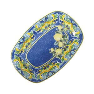 VASSOIO CITRUS BLU NEW BONE CHINA