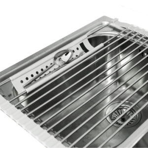 SCOLAPIATTI ARROTOLABILE INOX/SILICONE