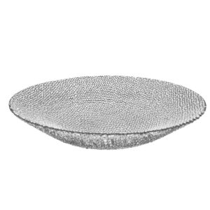 CENTROTAVOLA DROP TRASPARENTE VETRO CM D 40