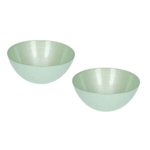 CIOTOLINA ARES ACQUAMARINA SET 2 PZ VETRO CM D 15