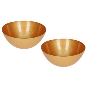 CIOTOLINA ARES OCRA SET 2 PZ VETRO CM D 15