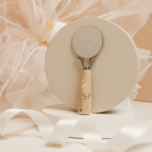 Tagliapizza decorazione floreale