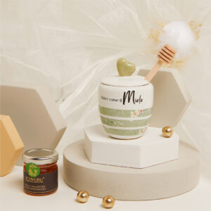 Portamiele verde (Con miele)