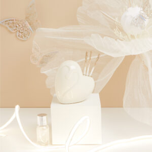 Diffusore forma cuore bianco