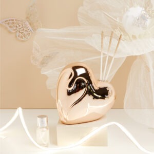 Diffusore forma cuore oro rosa