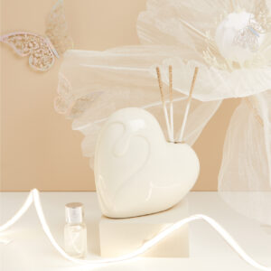 Diffusore forma cuore bianco