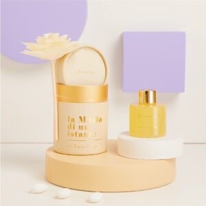 Diffusore Azzurro con Fiore
