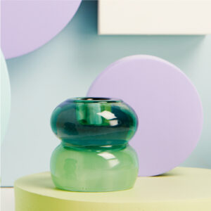 Candelabro piccolo verde