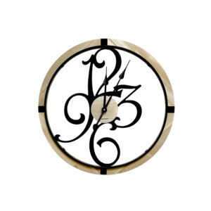 OROLOGIO BIG NUMBER METAL/LEGNO