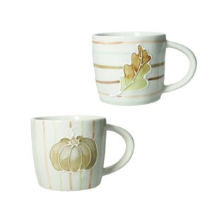 MUG ZUCCA E QUERCIA SET 2 PZ STONEWARE