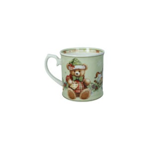MUG COCCOLE VERDE NEW BONE CHINA