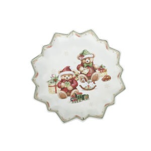 VASSOIO STELLA COCCOLE PORCELLANA