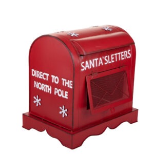 CASSETTA DELLA POSTA SANTA'S LETTERS METAL