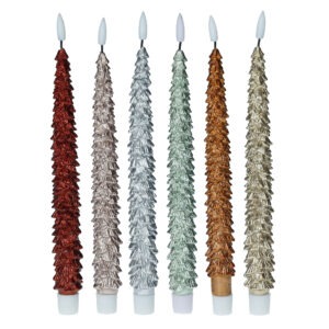 CANDELA LED ENJOY COLORI ASSORTITI DISPLAY PARAFFINA 18 PZ