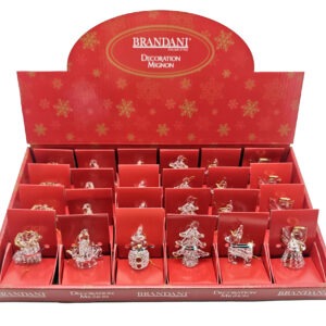 DECORATION MIGNON SOGGETTI ASSORTITI VETRO DISP 24 PZ