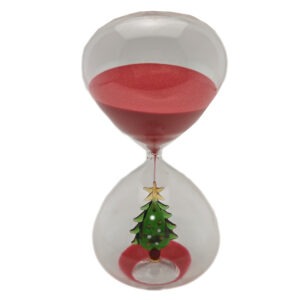 CLESSIDRA ALBERO C/SABBIA ROSSA VETRO