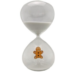 CLESSIDRA GINGERBREAD C/SABBIA BIANCO VETRO