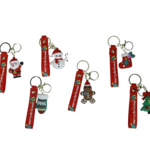 CORNICE PORTAOGGETTI PVC C/PORTACHIAVI CHRISTMAS SILICONE DISPLAY 18 PZ