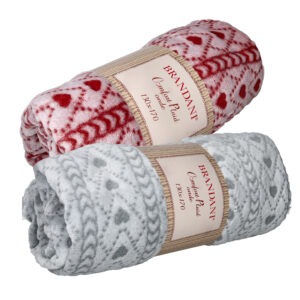 PLAID CUORICINI COLORI ASSORTITI POLIESTERE