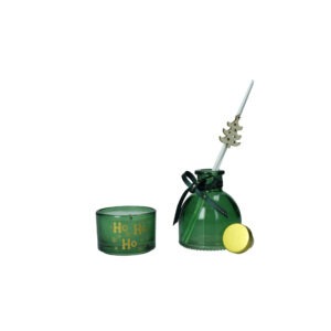 DIFFUSORE DI FRAGRANZA BOCCETTA C/TEA LIGHT COLORI ASSORTITI VETRO C/BASTONCINI LEGN/POLIE DISP 6 PZ
