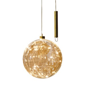 DECORATION DISCO C/LED APPENDIBILE ATMOSFERA VETRO