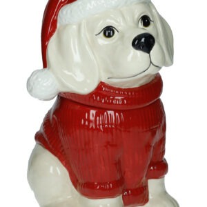 BARATTOLO CANE C/CAPPELLO NATALE DOLOMITE