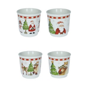 BICCHIERINO RACCONTI SET 4 PZ NEW BONE CHINA