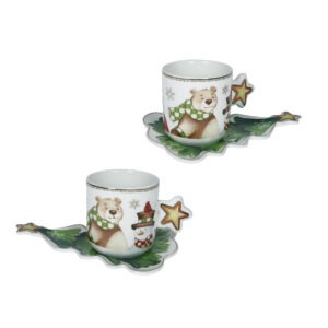 TAZZINA CAFFE RACCONTI SET 2 PZ NEW BONE CHINA