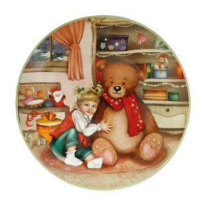 PIATTO CUCCIOLI (BIMBA ORSETTO) PORCELLANA