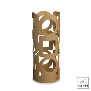PORTA OMBRELLI GEOMETRIA BRONZO CM.19,5X19,5XH49
