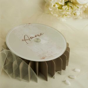 VASSOIO GIREVOLE DECORO AMORE