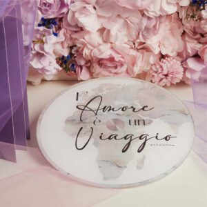 VASSOIO GIREVOLE DECORO MONDO