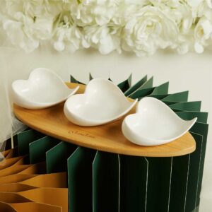 VASSOIO BAMBOO CON TRE CIOTOLE VASSOIO 28X12.5X1 CM