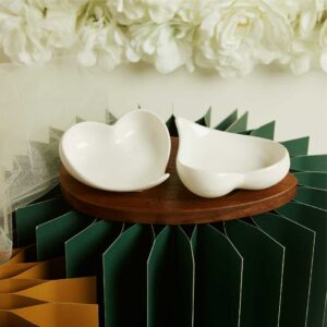 VASSOIO ACACIA CON DUE CIOTOLE VASSOIO 19X10X1 CM