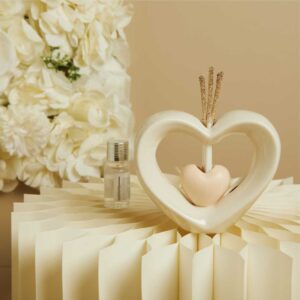 DIFFUSORE CUORE  CON CUORE TORTORA 12.4X5.3X10.4 CM