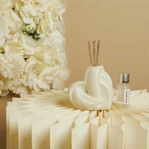 DIFFUSORE CUORE PICCOLO BIANCO 8.4X4.7X8 CM