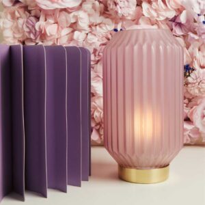 LAMPADA GRANDE PLISSETTATA LILLA