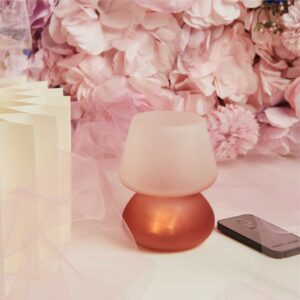 LAMPADA LED ROSA CON TELECOMANDO