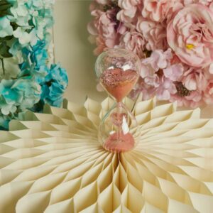 CLESSIDRA  CON CUORE ROSA